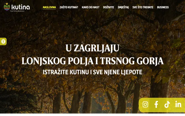 Početna stranica turizam-kutina.hr — Turistička zajednica Kutine